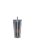  Double Wall Plastic Clear Reusable Cups 