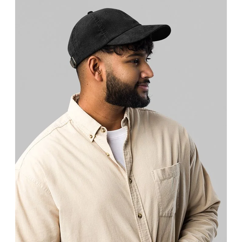 Corduroy Sun Visor Cap – Breathable, Adjustable, and Stylish