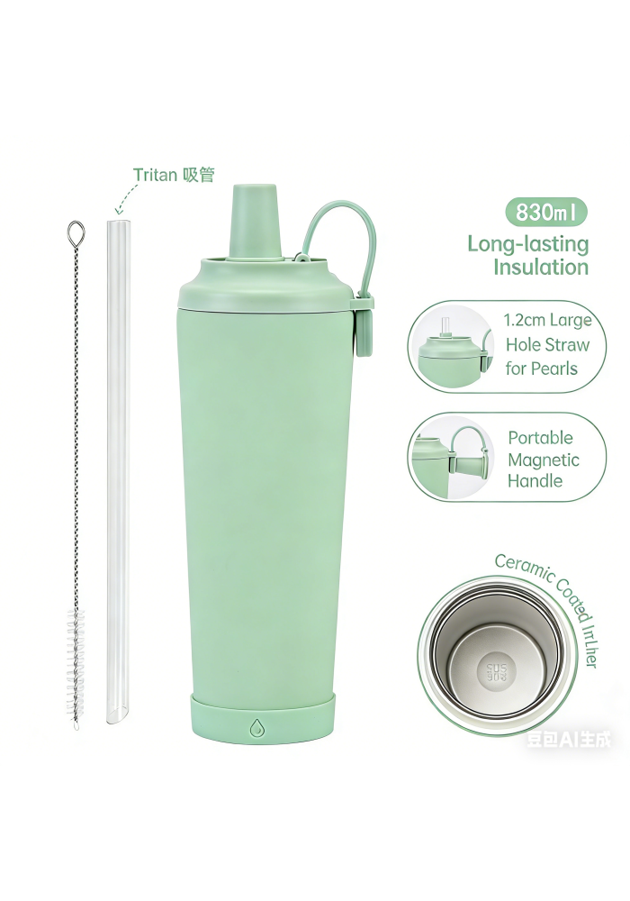 Bounce Lid Milk Tea Cup