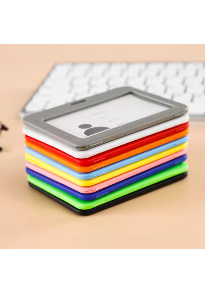 Multifunctional PP ID Badge Holder with Retractable