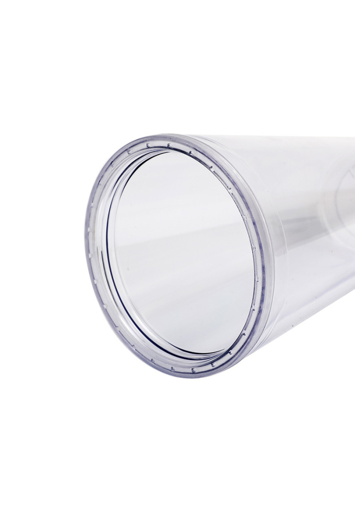  Double Wall Plastic Clear Reusable Cups 
