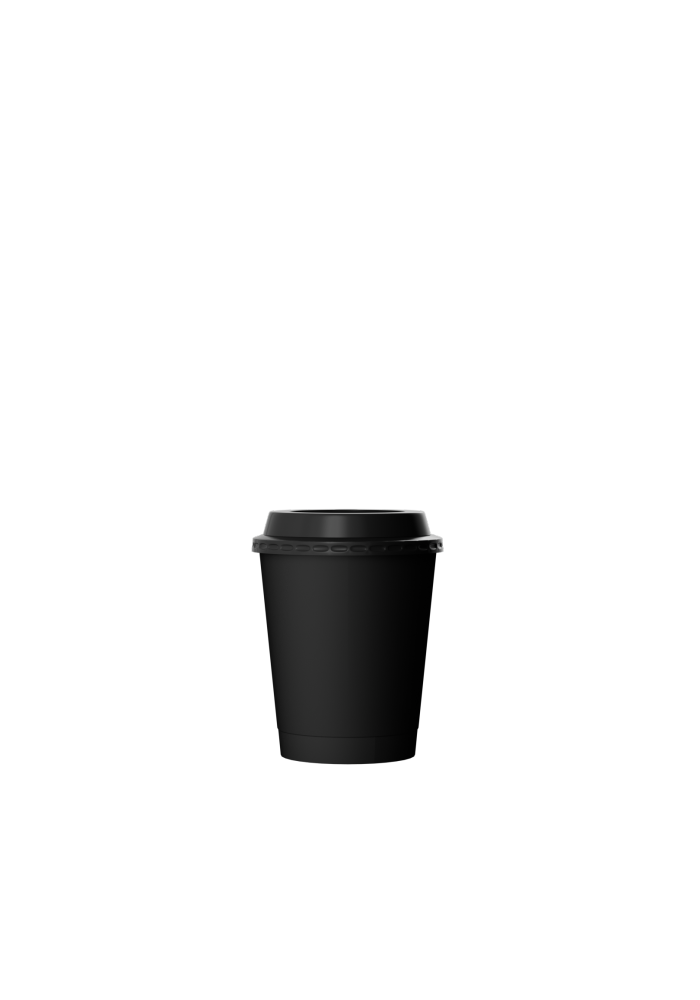 Custom 8oz Disposable Coffee Cups with Lids