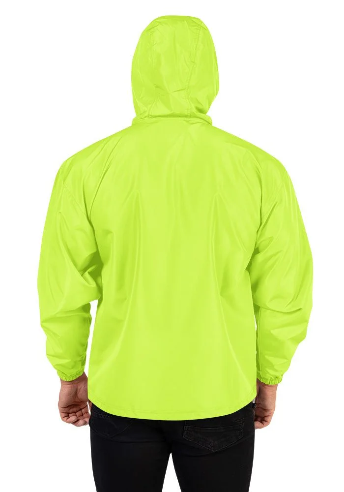  Unisex Hooded Zip-Up Windbreaker