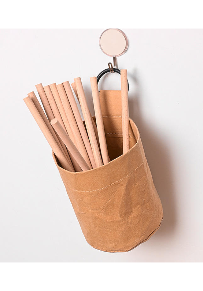 Washable Kraft Paper Storage Bag