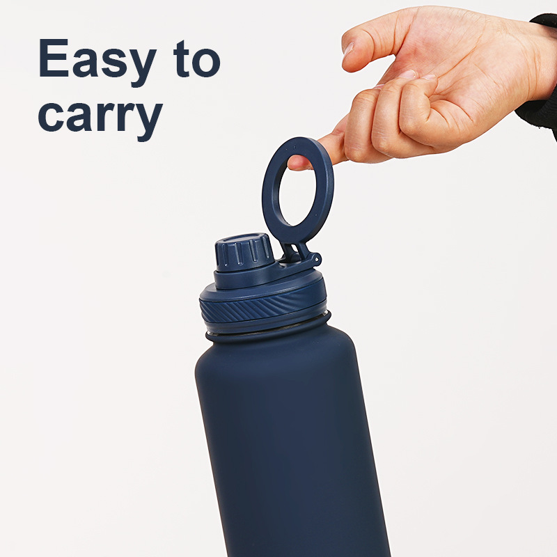 Large Capacity Magnetic Support Insulated Water Bottle