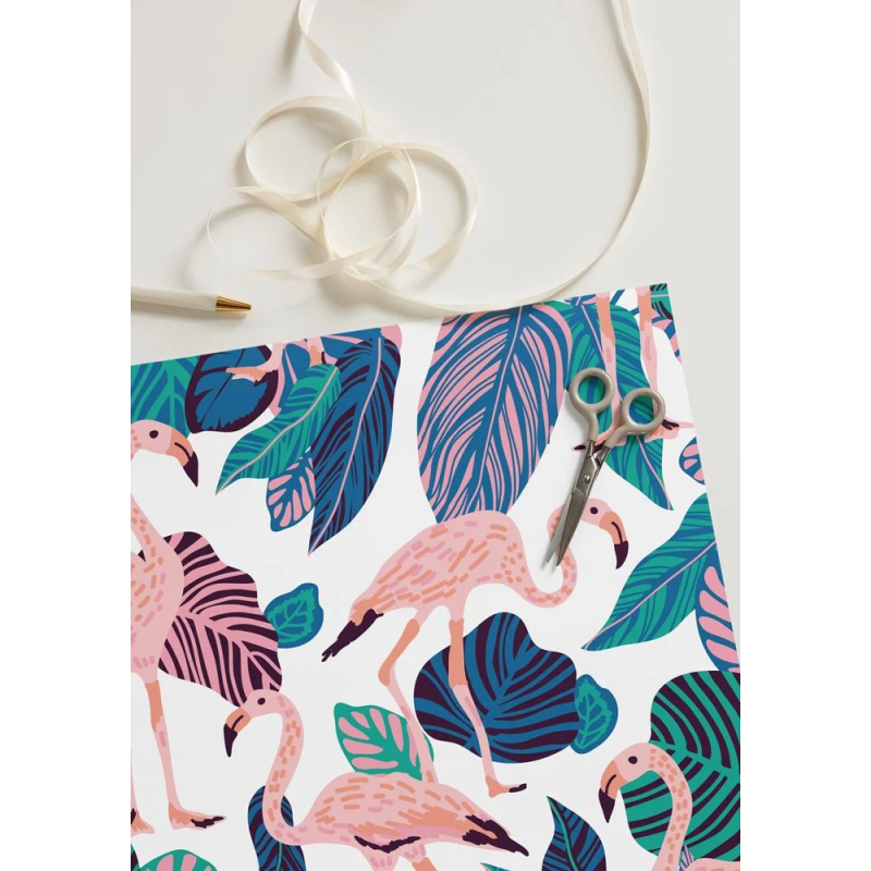  Eco-Friendly Printed Kraft Wrapping Paper Sheets