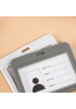 Multifunctional PP ID Badge Holder with Retractable