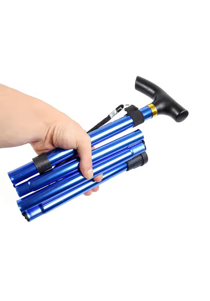 Multi-Functional Foldable Aluminum Alloy Walking Stick