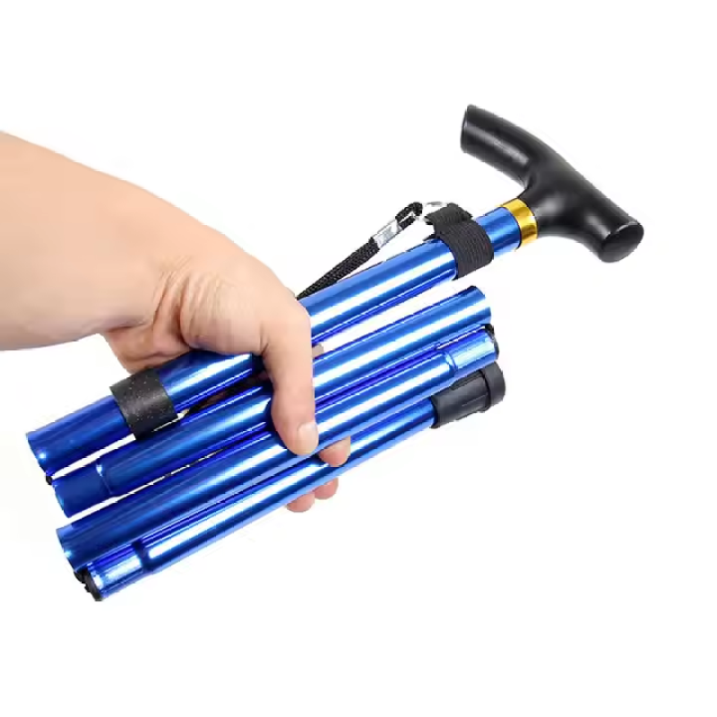 Multi-Functional Foldable Aluminum Alloy Walking Stick