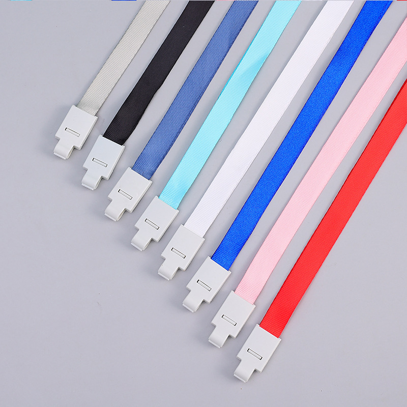 Vertical Badge Holder with Detachable Buckle Lanyard