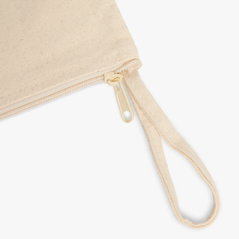 Portable Cotton Zipper Pencil Pouch