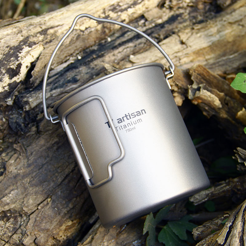 Outdoor Pure Titanium Multi-Purpose Folding Cup