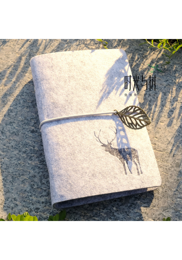 Customizable Felt A5 Notebook