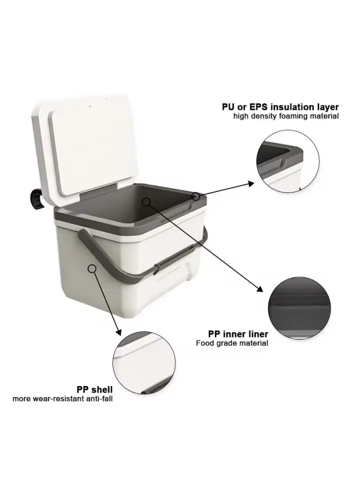 6L Capacity PU Material Insulated Cooler Box