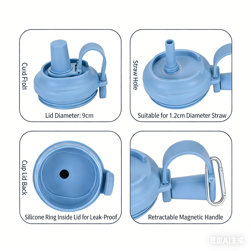 Portable Magnetic Handle Ceramic Coated Inner Liner Cup