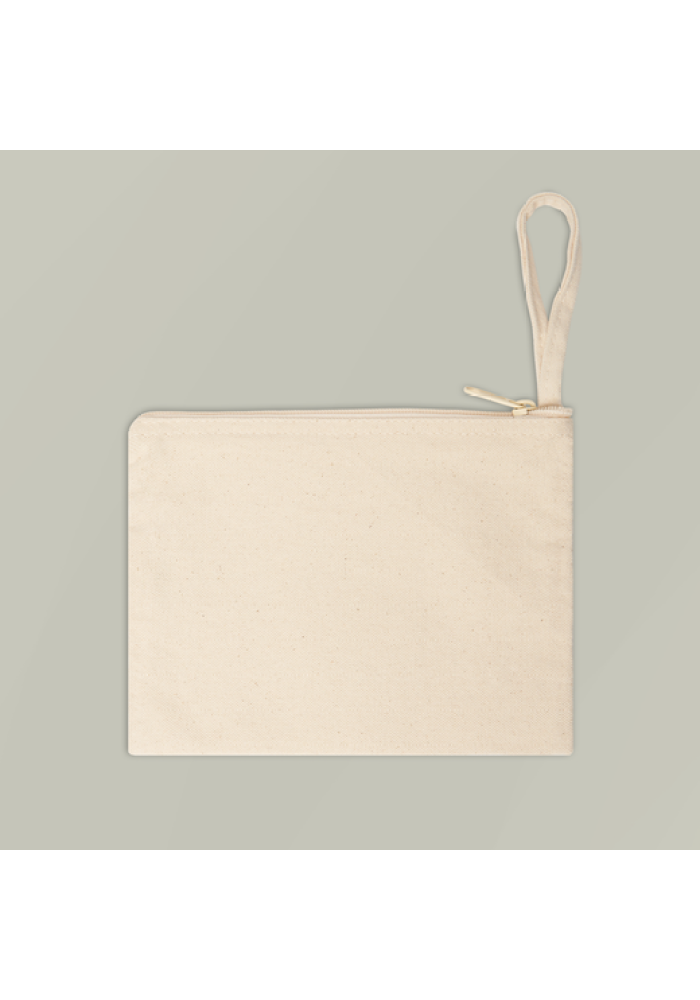 Portable Cotton Zipper Pencil Pouch