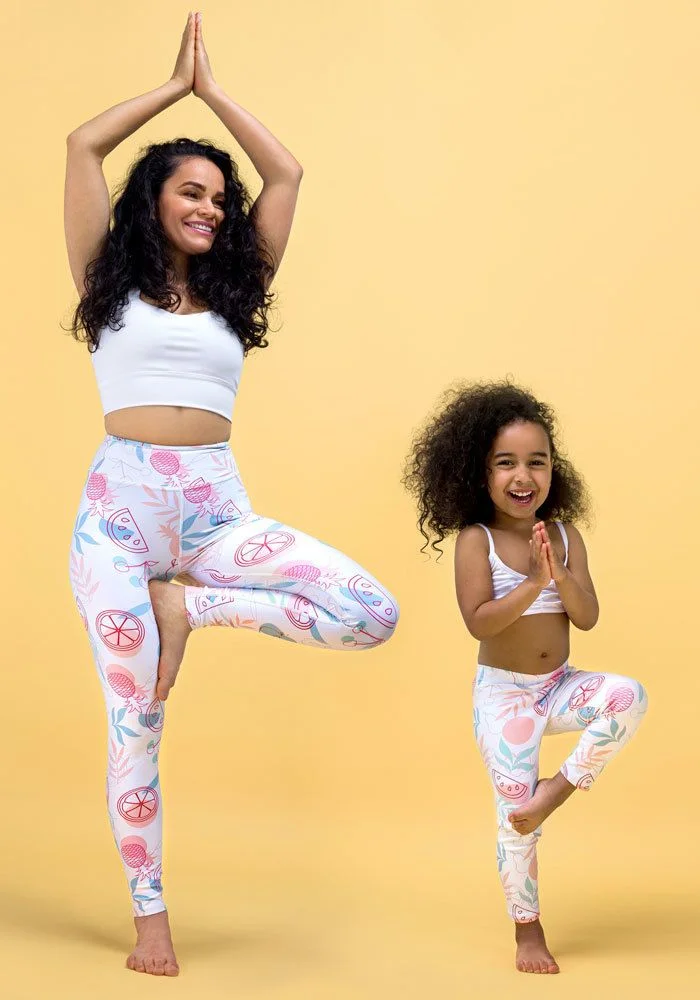 High-Stretch Full-Print Yoga Leggings