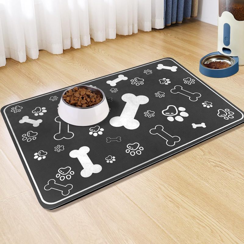 Pet Feeding Mat (Bone-Shaped / Rectangular)