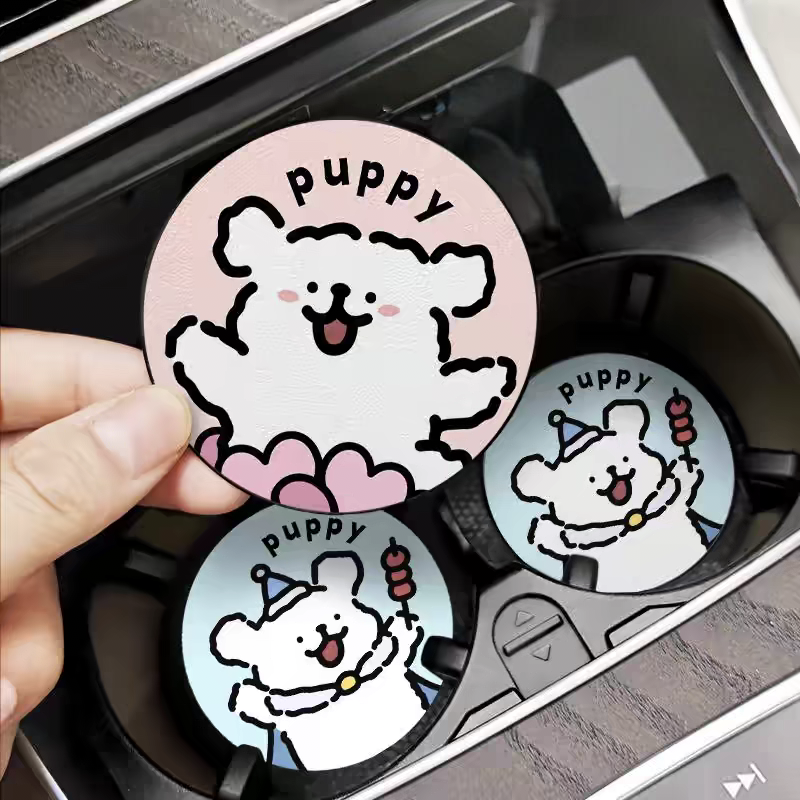  Soft Rubber Coaster