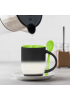 Color Changing Ceramic Mug with Spoon