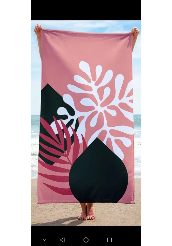 Colorful Printed Microfiber Beach Towel