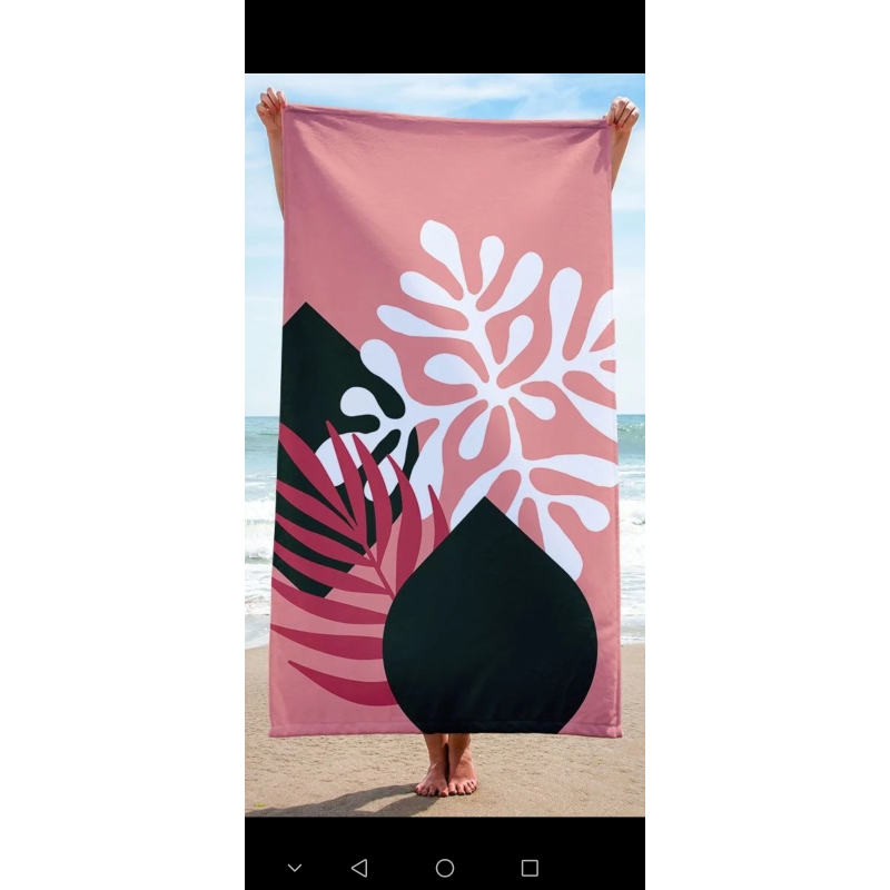 Colorful Printed Microfiber Beach Towel
