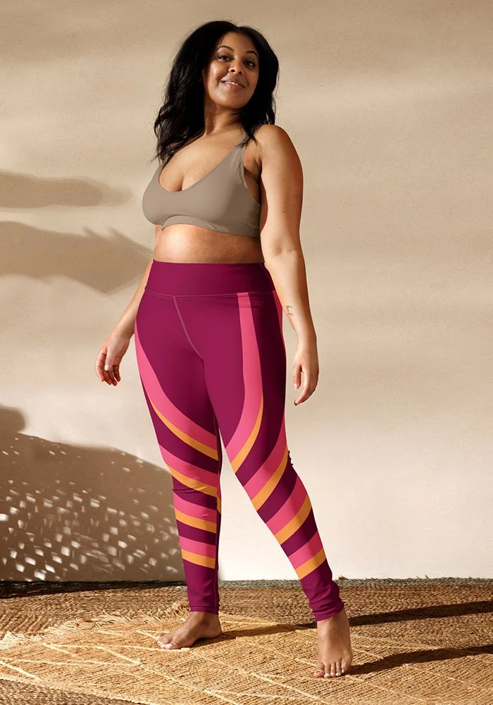 High-Stretch Full-Print Yoga Leggings