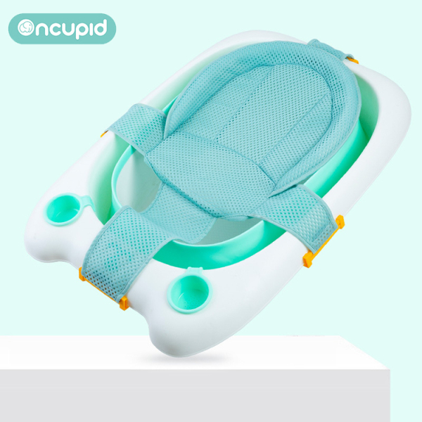 Baby Infant Products Non-slip Travelling Collapsible Foldable Baby Infant Bathtub Plastic Child Size Folding Bath Tub
