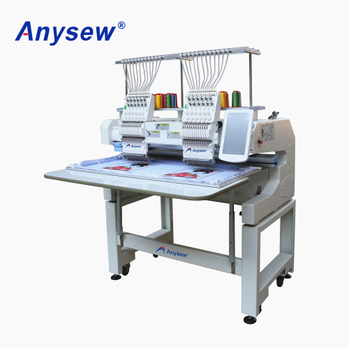 AS-1202H Double Head Embroidery Machine Automatic Cap Embroidery Machine