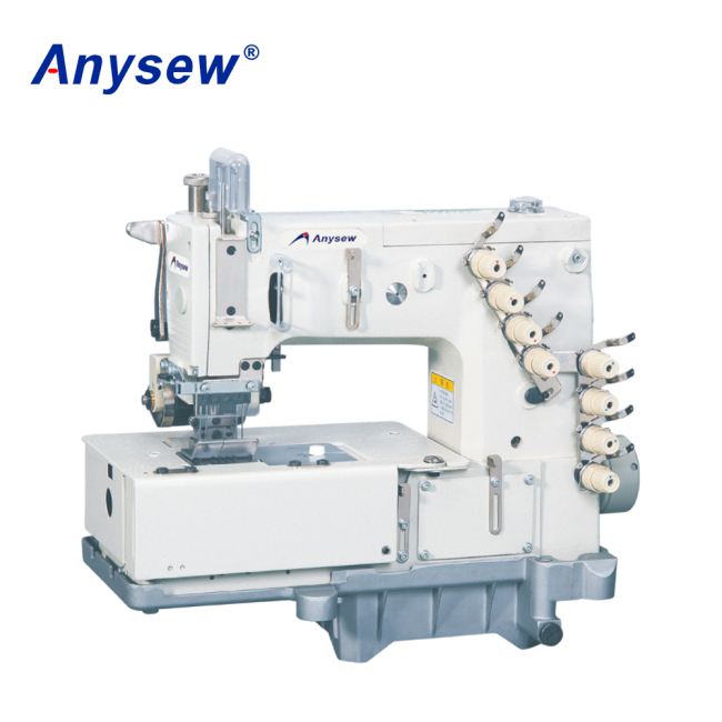 AS1503PTF Flat bed multi-needles sewing machine multi needle quilting machine lap seaming machine