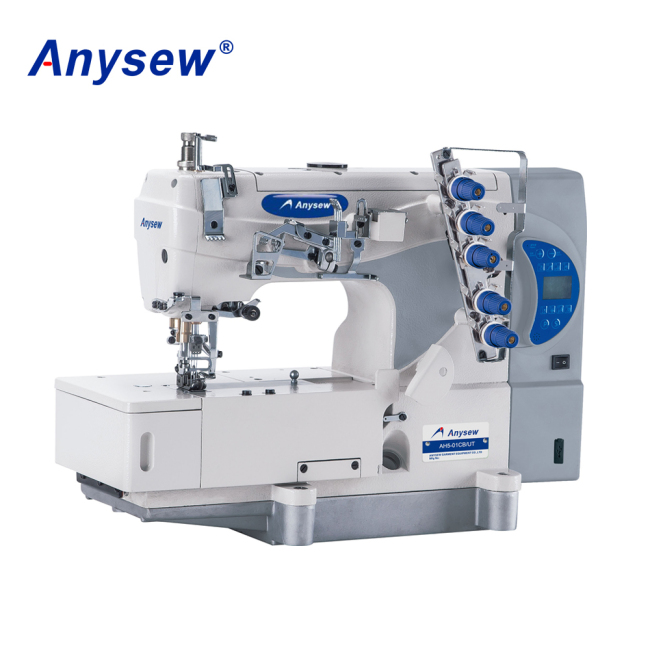 AS562-01CB/UT Auto Flat Lock Sewing Machine T-shirt Sewing Machine  Interlock Sewing MachineInterlock S/MHangzhou Anysew Garment Equipment Co.,  Ltd