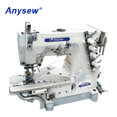 AS664-35BB Cylinder Bed Interlock Sewing Machine With Lift Cutter