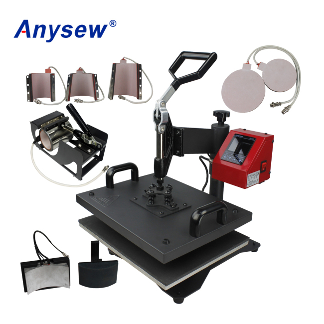AS-8IN1 Multifunctional Heat Press Machine Heat Transfer Printing Machine For Cup Heating Machine