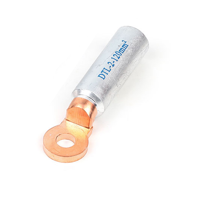 DTL-2 Type 120 mm2 copper aluminum electrical tube terminal cable lugs