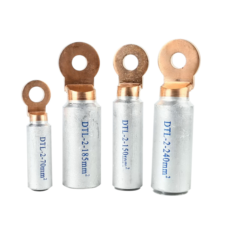 DTL-2 Type 25 mm2 aluminum electrical cable bootless terminal lugs ring type
