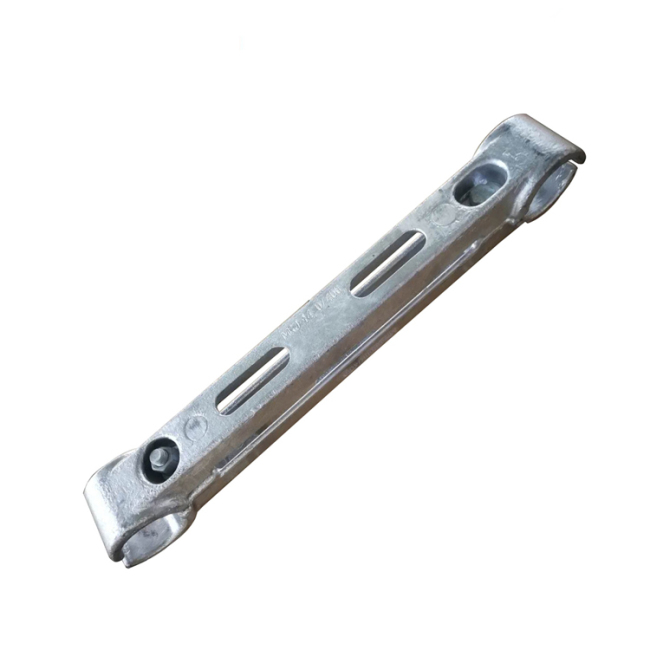 33KV 400mm Aluminium Alloy Hanging Cable Busbar Line Spacer Clamp