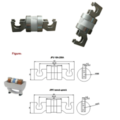 Low Voltage Fuse Carrier JPU Bolting Type Fuses