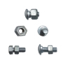 Galvanized Steel Carriage Hex Splice Post Bolt Nut With Recess Nut
