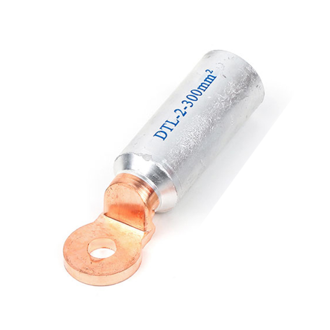 DTL-2 Type 300 mm2 copper aluminum electrical bootless flat terminal cable lug