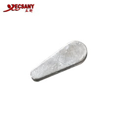 Galvanized Wedge Cast Dead End Housing Clamp with Small Large Wedge for trolley line