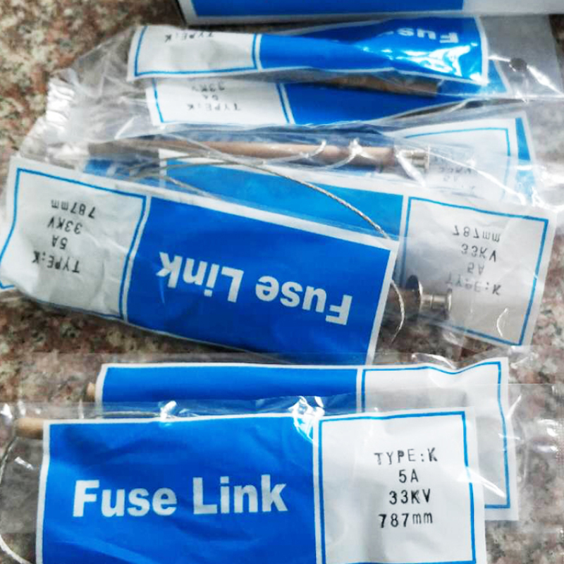 33kv Length 787mm 5A Various Removable Button Head K Type Fuse Elements Fuse Links