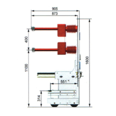 40.5KV High Voltage Indoor Vacuum Circuit Breaker For Electrical