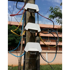 Neue Art von Overhead-Service Arten von abgesicherten 400A-Ausschnitten mit niedriger Spannung für den Mast der Wandmontage