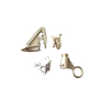 CNC Brass Milling Machined Brass Hinge Swivel Pins Components For Cutout