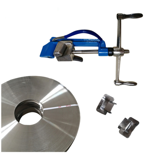 Multifunction Stainless Manual Pallet Steel banding Strapping Tool