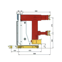 12KV High Voltage Indoor Vacuum Circuit Breaker In Mining Enterprises