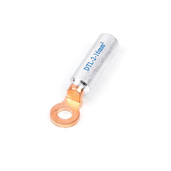 DTL-2 Type 16 mm2 Copper Aluminum Electrical Crimp Type Flat Terminal Cable Lug