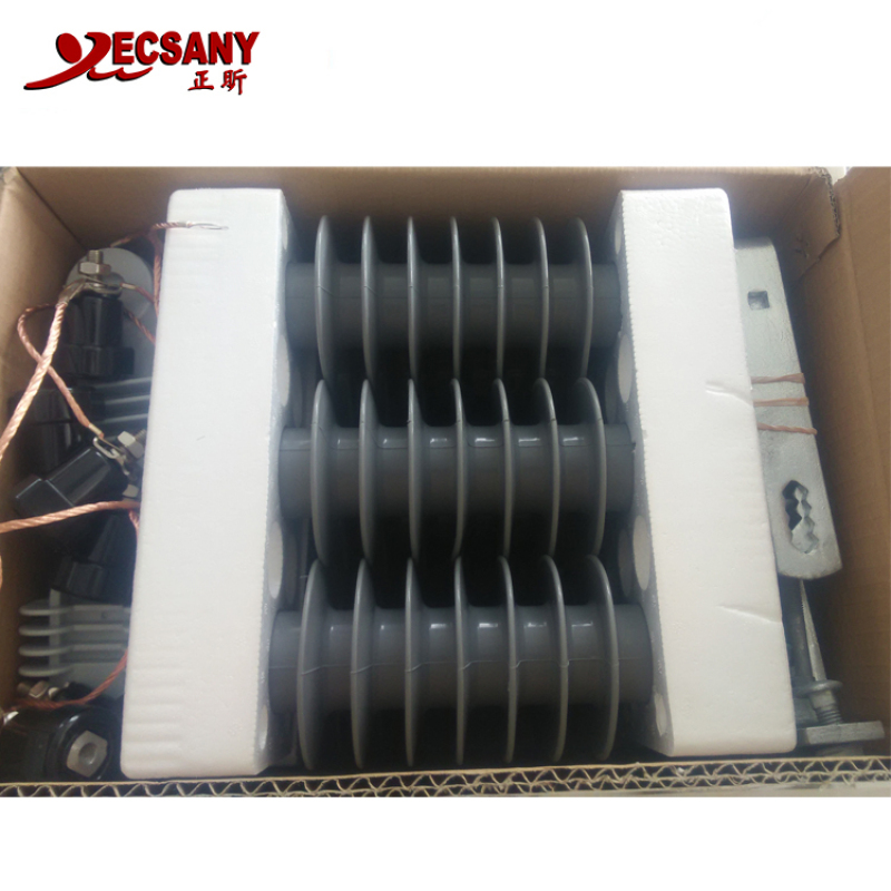 12kv Outdoor Electrical Equipment composite polymer Metal Oxide Lightning Surge Arrester