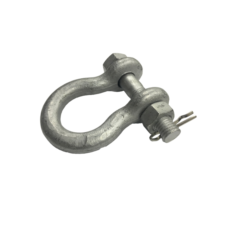 Hot selling dip Galvanized Carbon Steel 120KN 16mm D Shackle