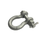 Hot selling dip Galvanized Carbon Steel 120KN 16mm D Shackle
